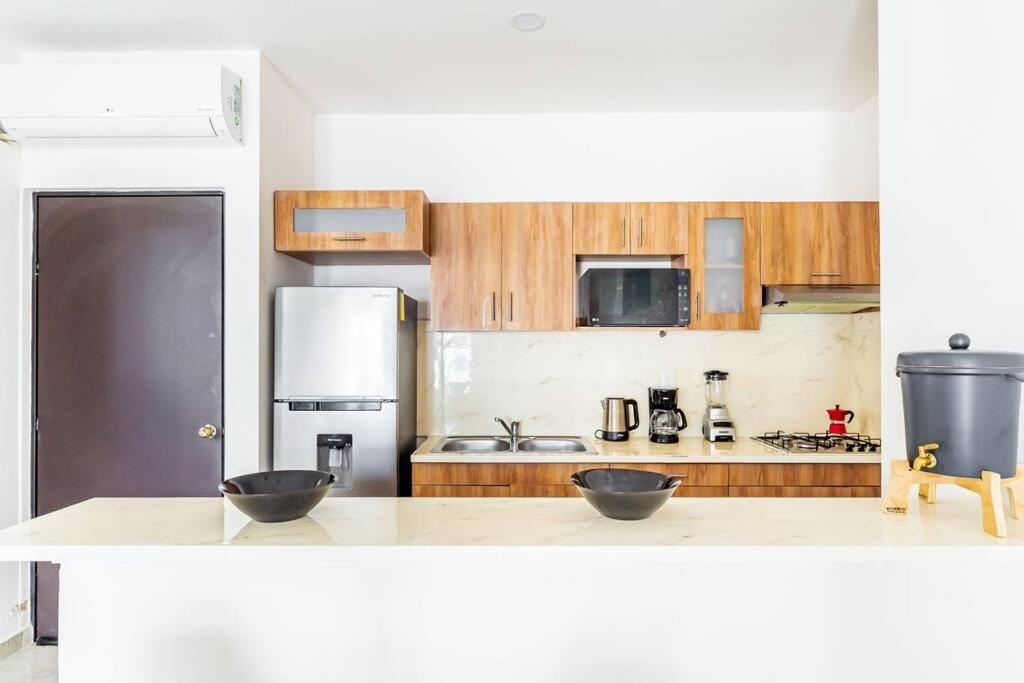 Lovely Cozy Apt W/Pool 2 Bedrooms. Great Location! Puerto Morelos Exterior photo